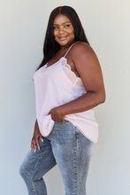 Load image into Gallery viewer, HEYSON Dainty & Sweet Full Size Lace V-Neck Cami Top