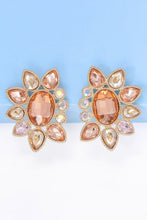 Load image into Gallery viewer, Geometrical Shape Glass Stone Dangle Earrings