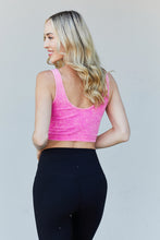 Load image into Gallery viewer, Zenana Full Size Acid Wash Notched Neck Cropped Tank
