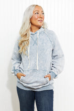 Load image into Gallery viewer, Zenana New Friends Full Size Acid Wash Fleece Hoodie