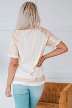 Load image into Gallery viewer, Contrast Sequin Raglan Sleeve T-Shirt