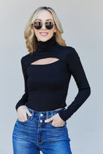 Load image into Gallery viewer, Kimberly C Cutout Turtleneck Long Sleeve Bodysuit