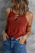 Load image into Gallery viewer, Double Spaghetti Strap Scoop Neck Cami