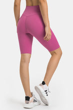 Load image into Gallery viewer, High Waist Biker Shorts with Pockets