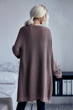 Load image into Gallery viewer, Waffle Knit Slouchy Longline Cardigan