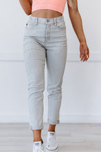 Load image into Gallery viewer, Kancan Valentina Pinstripe Mom Jeans