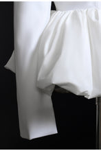 Load image into Gallery viewer, GAWQO Bubble Hem V-Neck Blazer