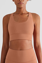 Load image into Gallery viewer, Fire and Desire Crisscross Back Sports Bra