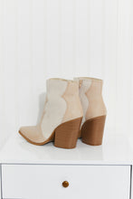 Load image into Gallery viewer, Qupid Standout Two-Texture Heeled Ankle Booties