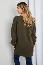 Load image into Gallery viewer, Zenana Full Size High-Low Drop Shoulder Sweatshirt