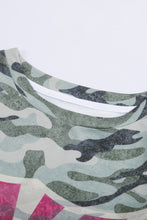 Load image into Gallery viewer, Camouflage Rodeo Graphic Long Sleeve Top