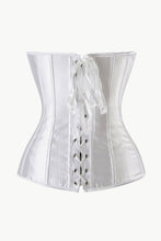 Load image into Gallery viewer, Full Size Satin Corset with Lace-Up Back
