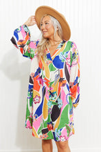 Load image into Gallery viewer, Cotton Bleu Disco Days Full Size Printed Airflow Dress
