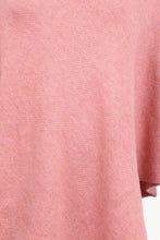 Load image into Gallery viewer, Handkerchief Hem Turtleneck Poncho Sweater