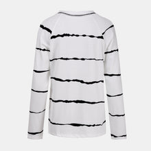 Load image into Gallery viewer, Striped Long Sleeve V-Neck Tee