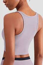 Load image into Gallery viewer, Round Neck Cropped Sports Cami