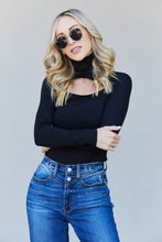 Load image into Gallery viewer, Kimberly C Cutout Turtleneck Long Sleeve Bodysuit