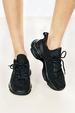 Load image into Gallery viewer, Berness Good Sport Rhinestone Chunky Sole Sneakers