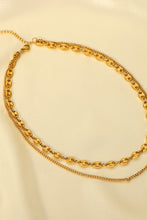 Load image into Gallery viewer, Dreaming of You Gold-Plated Double-Layered Necklace