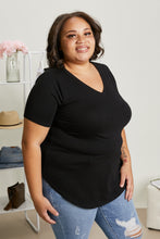 Load image into Gallery viewer, Zenana Casual Basics Full Size V-Neck Tee