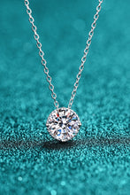 Load image into Gallery viewer, 1 Carat Moissanite Round Pendant Necklace