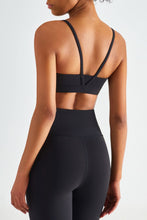 Load image into Gallery viewer, Spaghetti Strap Round Neck Sports Bra