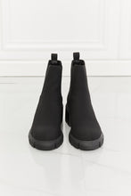 Load image into Gallery viewer, MMShoes Work For It Matte Lug Sole Chelsea Boots in Black