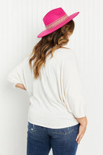 Load image into Gallery viewer, Andree by Unit Toasting Almonds Full Size Dolman Sleeve Knit Top