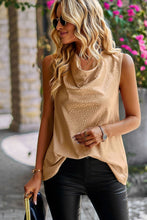 Load image into Gallery viewer, Printed Cowl Neck Tank