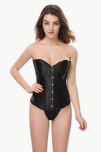 Load image into Gallery viewer, Full Size Satin Corset with Lace-Up Back