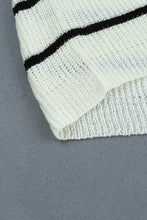 Load image into Gallery viewer, Off White & Stripes Rib-Knit Duster DIBS YES