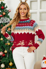 Load image into Gallery viewer, Christmas Tree Raglan Sleeve Sweater