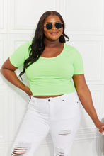 Load image into Gallery viewer, White Birch Aloe You Very Much Full Size Short Sleeve Top
