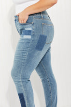 Load image into Gallery viewer, Judy Blue Full Size Patch Boyfriend Jeans