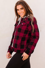 Load image into Gallery viewer, Plaid Fleece Lining Jacket