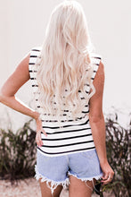 Load image into Gallery viewer, Striped Crewneck Tank