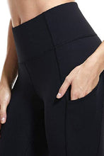 Load image into Gallery viewer, Wide Waistband Sports Leggings with Side Pockets