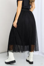 Load image into Gallery viewer, Zenana Full Size Pleated Lined Tulle Skirt