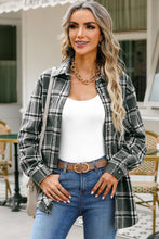 Load image into Gallery viewer, Collared Neck Long Sleeve Buttoned Shirt