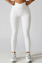 Load image into Gallery viewer, Crossover Waist Seamless Yoga Leggings