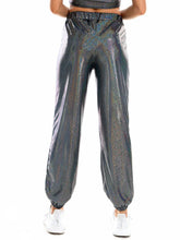 Load image into Gallery viewer, Glitter Elastic Waist Pants with Pockets