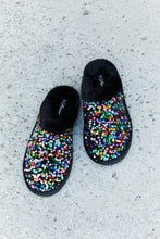 Load image into Gallery viewer, Forever Link Multicolored Sequin Faux Fur Slipper