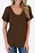 Load image into Gallery viewer, V-Neck Pocketed Tee