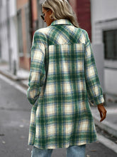Load image into Gallery viewer, Plaid Long Shacket •4 color options DIBS SHACKET