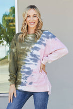 Load image into Gallery viewer, Sew In Love Full Size Tie-Dye Seam Detail Sweatshirt