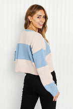 Load image into Gallery viewer, HYFVE Just Checking In Color Block Sweater