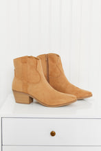 Load image into Gallery viewer, Qupid Austin Nights Embroidered Western Booties in Butterscotch