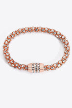 Load image into Gallery viewer, Inlaid Rhinestone Copper Bracelet
