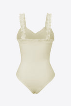 Load image into Gallery viewer, Ribbed Ruffle Trim Sleeveless Bodysuit