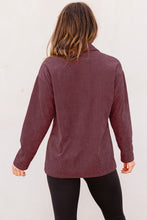 Load image into Gallery viewer, Pocketed Button Ribbed Textured Shirt